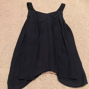 Navy blue going out top
